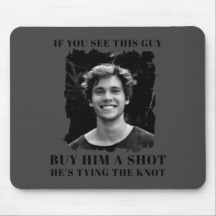 Mousepad Festa de Solteiro Divertida Masculina 