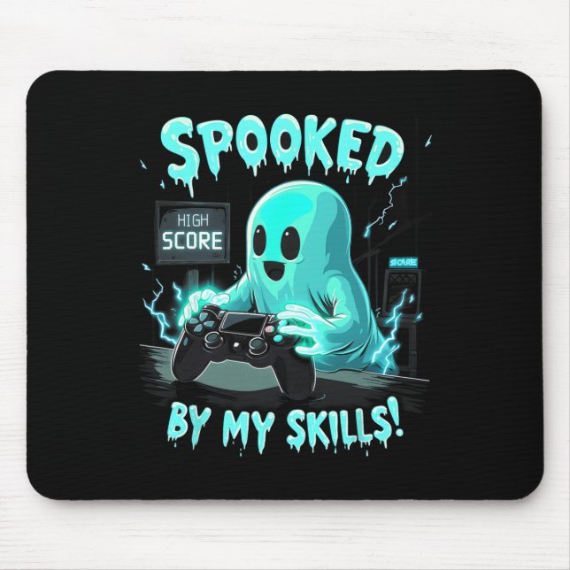 Mousepad Festa Ghost Fantasma Fedorenta de Spooky (Frente)