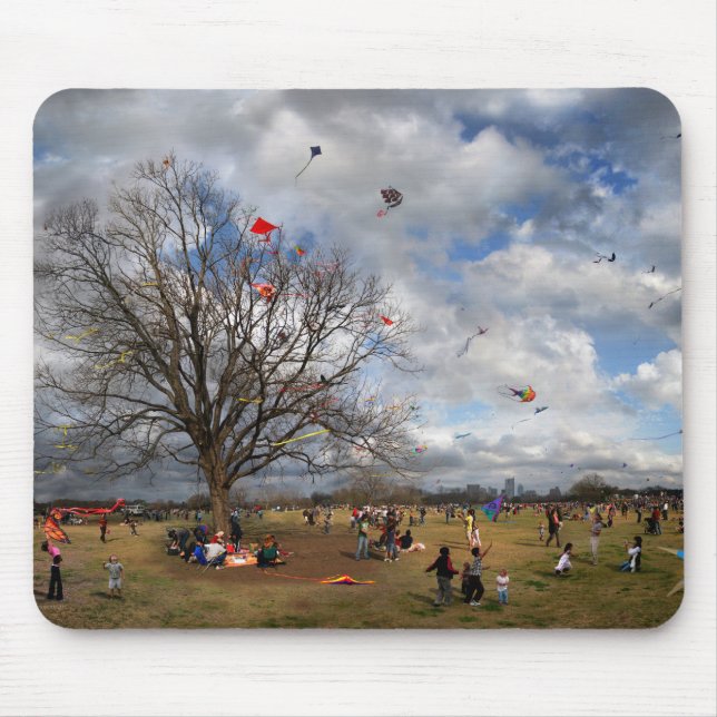 Mousepad Festival Zilker Park Kite - Austin Texas (Frente)