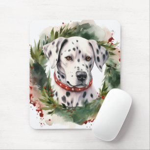 Mousepad Festivo Wreath de Natal Dalmácia