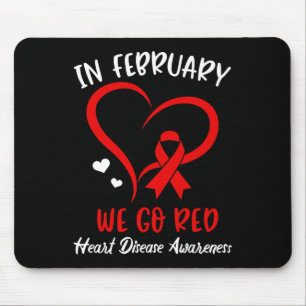 Mousepad Fevereiro Passamos O Red American Heart Disease Aw
