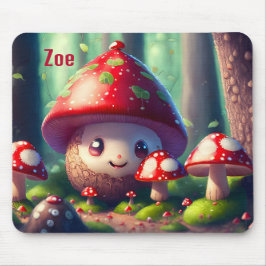 Mousepad Fezes bonitas na floresta, boa sorte