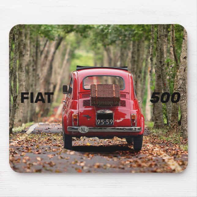 Mousepad Fiat 500 Carro (Frente)