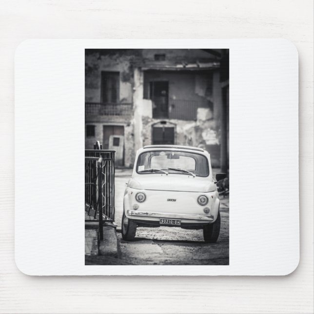 Mousepad Fiat 500, Cinquecento em Italia (Frente)