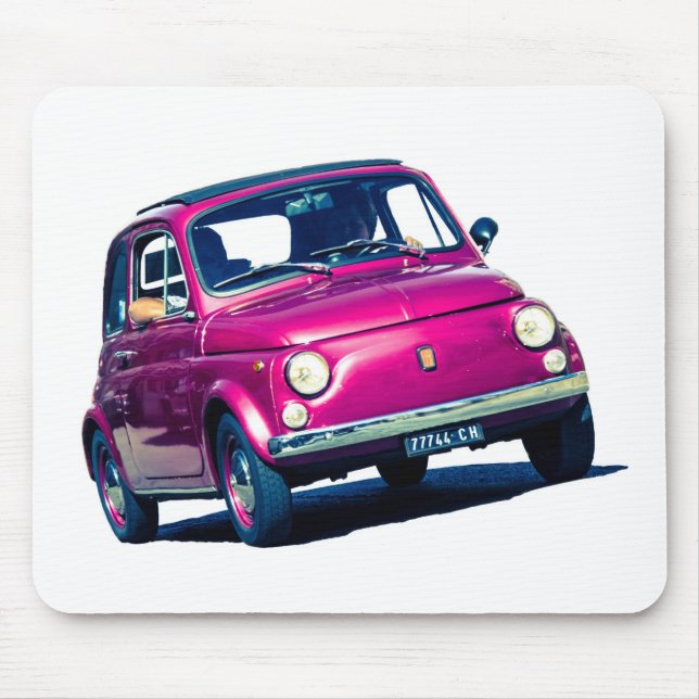 Mousepad Fiat 500 em Roma, Italia (Frente)