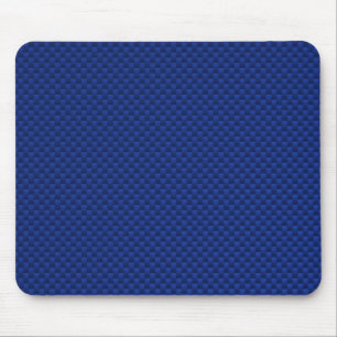 Mousepad Fibra Azul De Carbono Vibrante Como Fundo De Impre
