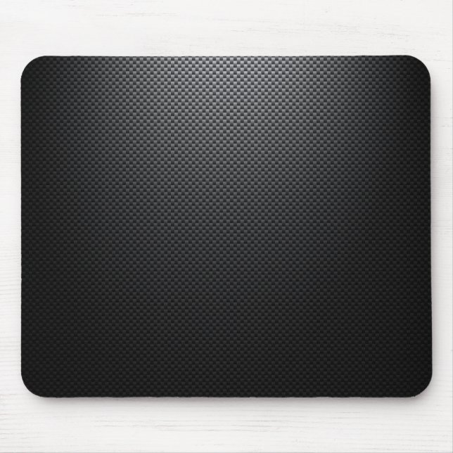 Mousepad Fibra de carbono preta padronizada (Frente)