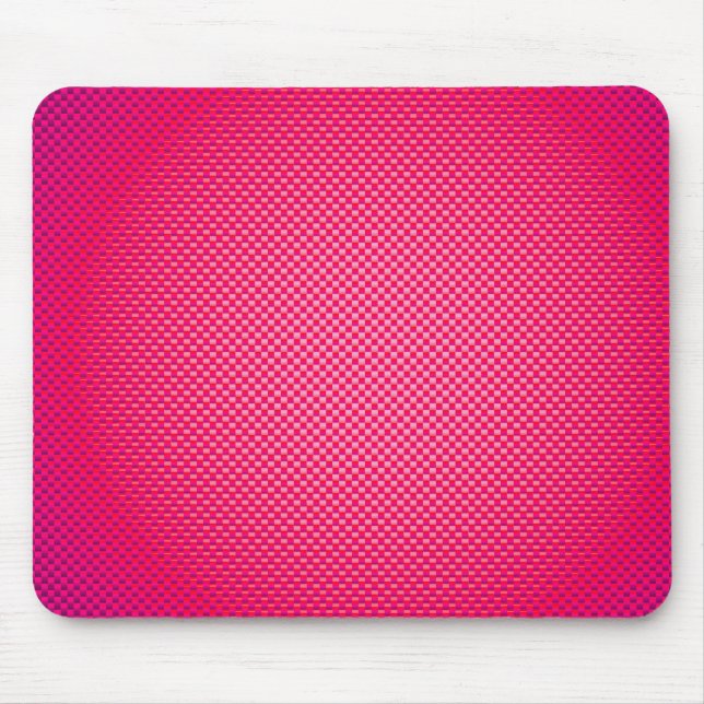 Mousepad Fibra de carbono rosa, padronizada (Frente)