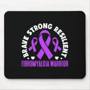 Mousepad Fibra Resiliente Forte Fibromialgia Guerreira Brav