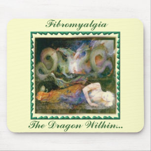Mousepad Fibromialgia, o dragão dentro…