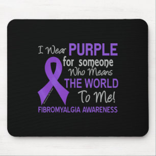 Mousepad Fibromialgia Para Alguém Que Significa O Mundo Par