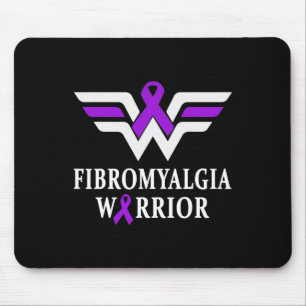 Mousepad Fibromialgia Sensibilização Guerreira Suporte Roxo