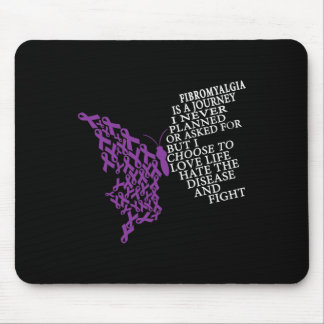 Mousepad Fibromialgia Sensibilização Guerreira Suporte Roxo