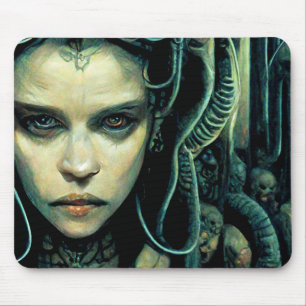 Mousepad Ficha científica da alienígena Tech Girl