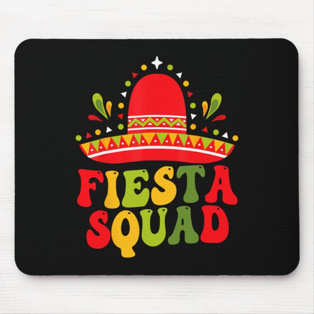 Mousepad Fiesta Squad Cinco De Mayo Family Matching Mexican (Frente)