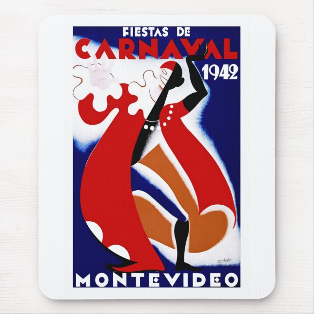 Mousepad Fiestas de Carnaval ~ Montevideo (Frente)