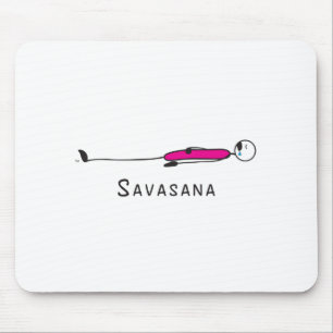 Mousepad Figura bonito da vara da ioga