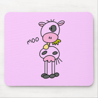 Mousepad Figura camiseta e presentes da vara da vaca