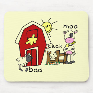 Mousepad Figura camiseta e presentes da vara dos animais de