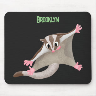 Mousepad Figura de desenho animado de um planador de açúcar