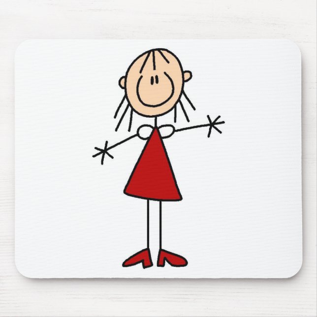 Mousepad Figura de Palito Mãe (Frente)