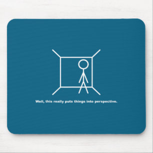 Mousepad Figura de Pau Divertida Piada Novidade Sarcástica
