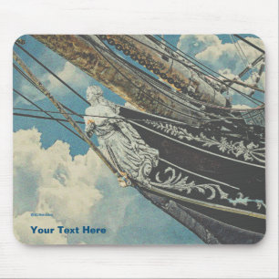 Mousepad Figura de proa da Barque Elissa
