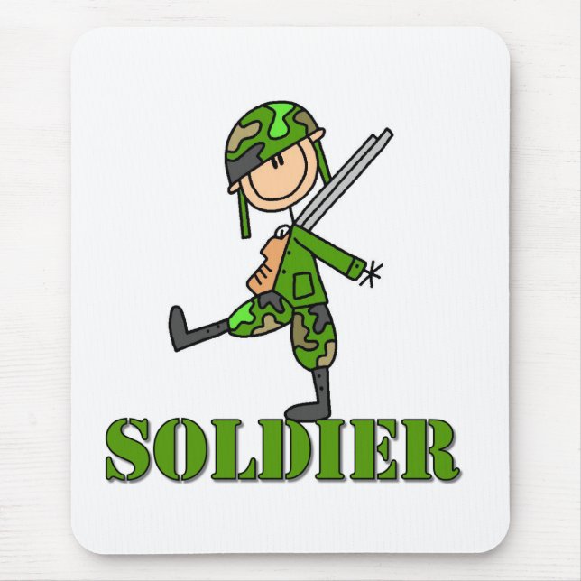 Mousepad Figura de Soldado Simples (Frente)