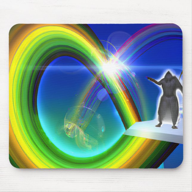Mousepad Figura Misteriosa no Stargate Inter-Dimensional (Frente)