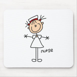Mousepad Figura simples t-shirt e presentes da vara da
