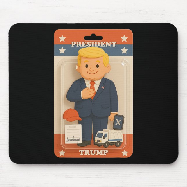 Mousepad Figura Tendência da ação do trunfo (Frente)