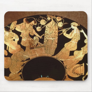 Mousepad Figura vermelha kylix do sótão que descreve