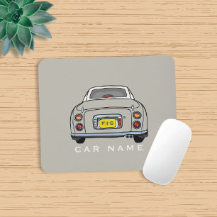 Mousepad Figuras Topaz Mist Figaro Car Nome Monograma