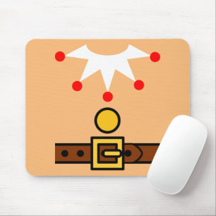 Mousepad Figurino do Elfo de Natal para Mulheres, Crianças,