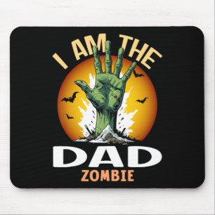Mousepad Figurino Zombie Pai de Halloween