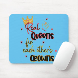 Mousepad Filas reais consertam as corvos uns dos outros