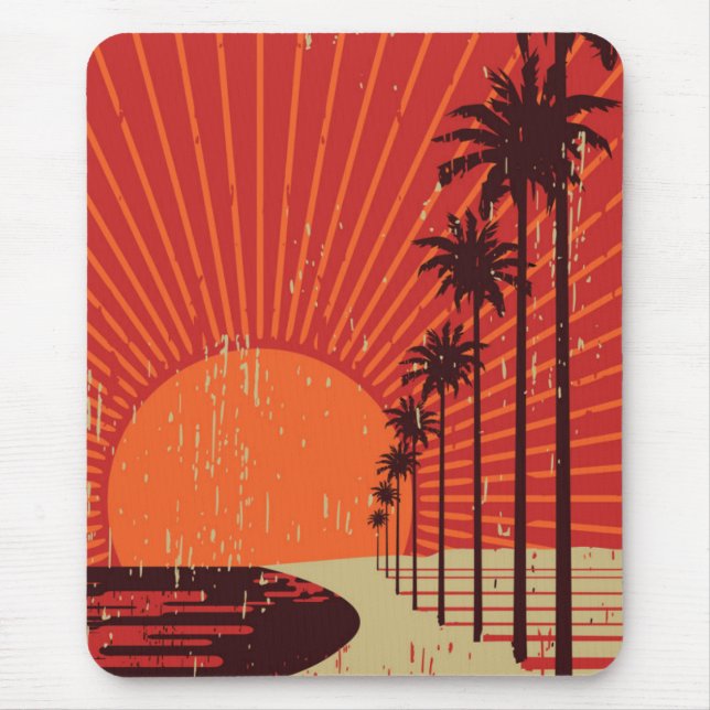 Mousepad Fileira da palmeira (Frente)