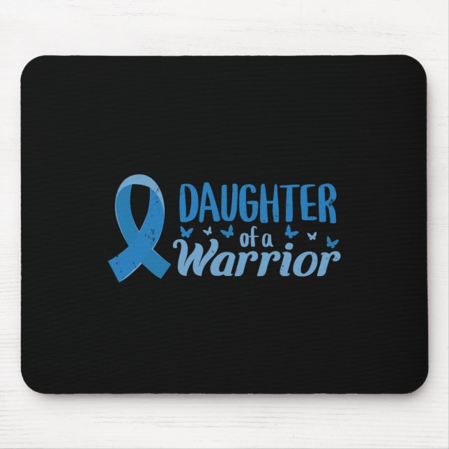 Mousepad Filha De Sensibilização Diabética De Um Guerreiro  (Frente)