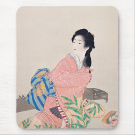 Mousepad Filha Miyuki (Elegante moça Japonesa, Arte Asiátic