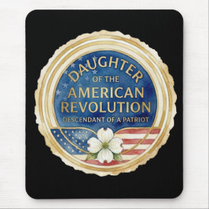 Mousepad Filhas da patriota da Revolução Americana EUA