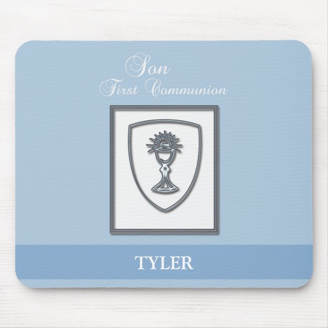 Mousepad Filho, 1ª Comunhão Silver Chalice (Frente)