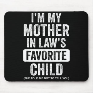 Mousepad Filho favorito da sogra, cunhado engraçado
