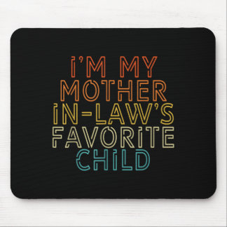Mousepad Filho Favorito da Sogra Engraçado Pai Retrô