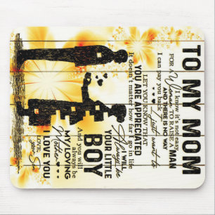 Mousepad Filho - Minha Letra Mãe Presente para novo Deco