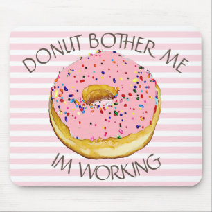 Mousepad Filhós de trabalho da morango do humor Im da