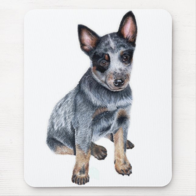 Mousepad Filhote de cachorro australiano do cão do gado (Frente)