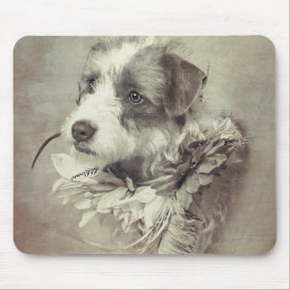 Mousepad Filhote de cachorro de Terrier no tapete do rato
