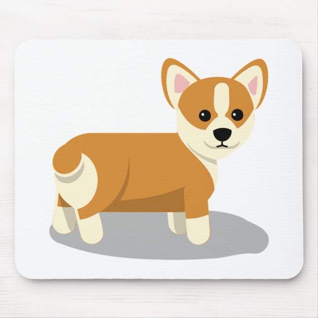 Mousepad Filhote de cachorro do Corgi (Frente)