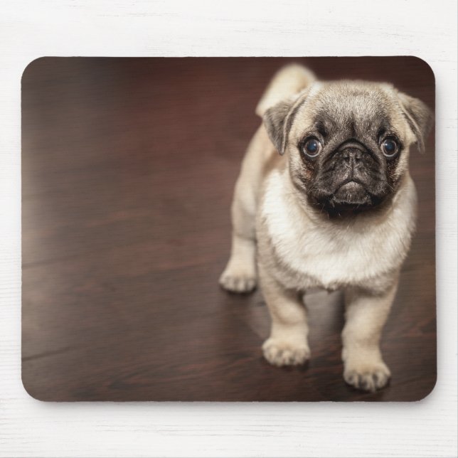 Mousepad Filhote de cachorro do Pug (Frente)