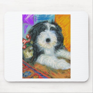 Mousepad Filhote de cachorro farpado do Collie